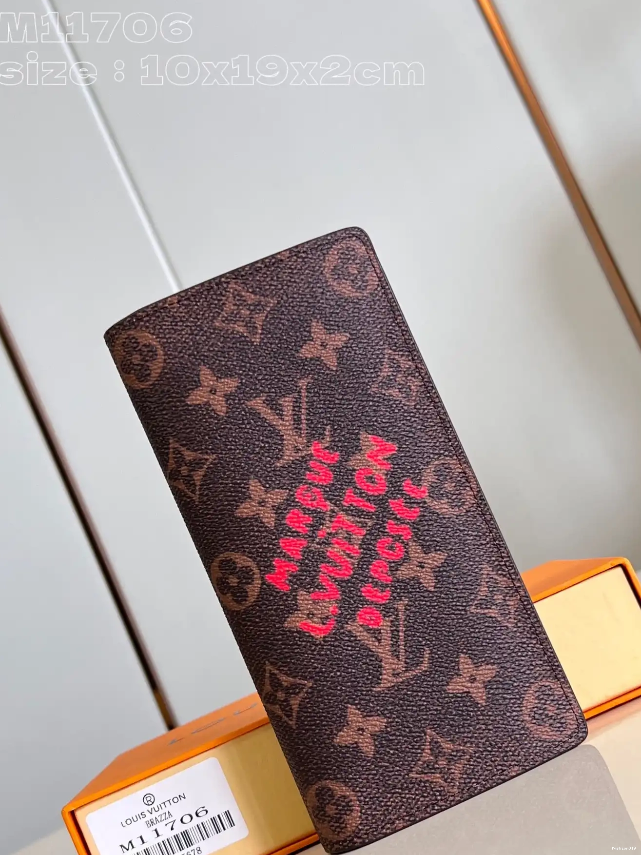 VUITTON LOUIS BRAZZA WALLET-10*19*2cm 0328
